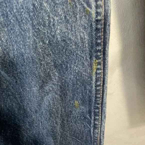 Levis 501xx Vtg 90's Men's Denim Blue jeans TAG 35Wx32L Button Fly MADE IN USA.